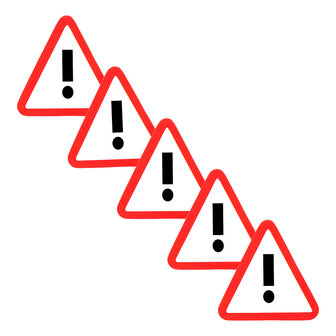 Scrum Impediment Magneet 5 diagonaal