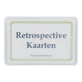 Scrum Retrospective Kaarten Doosje