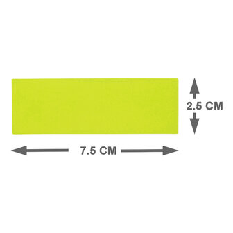 Balk Magneet 7,5 cm Rood