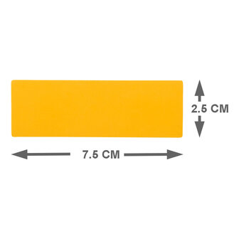 Balk Magneet 7,5 cm Oranje