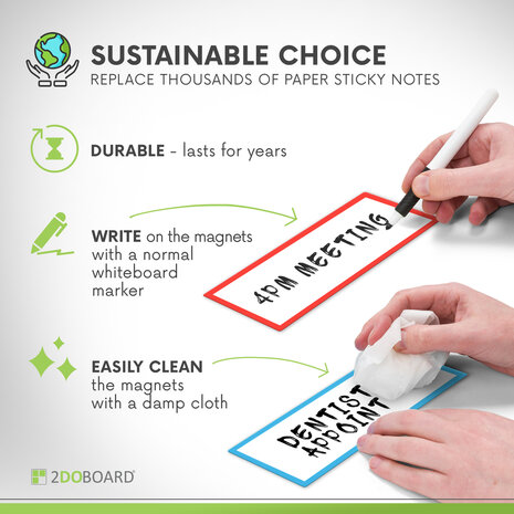 2DOBOARD Sustainable Title Magnets
