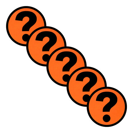 Scrum Vraagteken Magneten Diagonaal