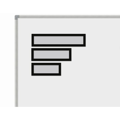 5 Magnetische Headers Zwart 