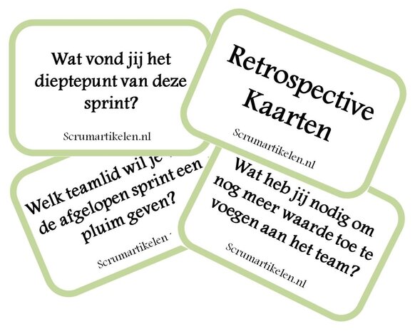 Kaliber Netelig Van Agile Scrum Retrospective Kaarten - Scrumartikelen.nl