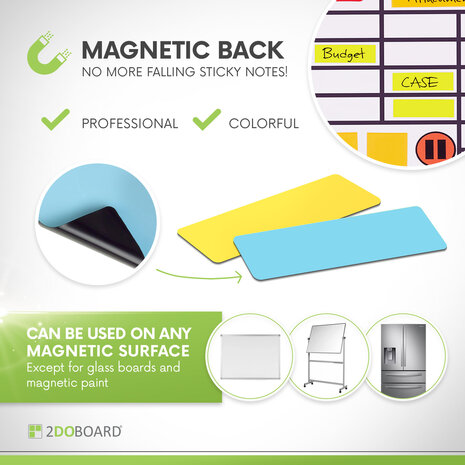 Magneten Whiteboard 7,5 x 2,5 cm