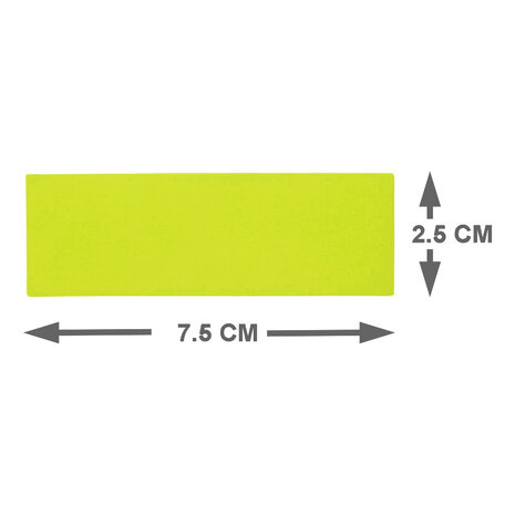 Balk Magneet 7,5 cm Rood