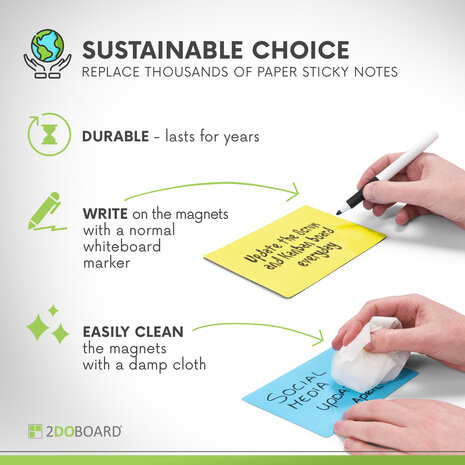 Sustainable Choice Dry Erase Magnets
