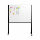 Verrijdbaar Whiteboard 120 x 150 cm  - Zwart Frame Verrijdbaar Whiteboard 120 x 150 cm  - Zwart Frame