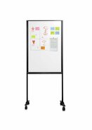 Verrijdbaar Whiteboard 120 x 75 cm  - Zwart Frame Verrijdbaar Whiteboard 120 x 75 cm  - Zwart Frame