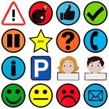 Combi Set Whiteboard Magneten 16-delig